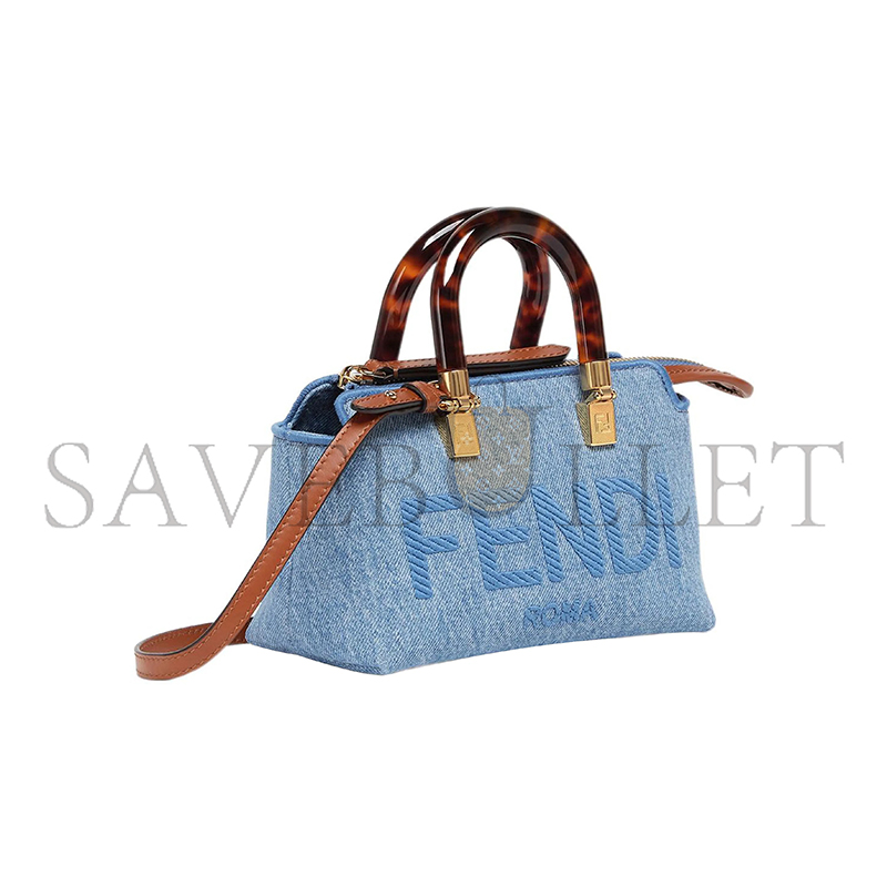 f**di by the way small De*1m boston tote crossbody bag 8bs067ajr2f1lb6 (20*12*9m)